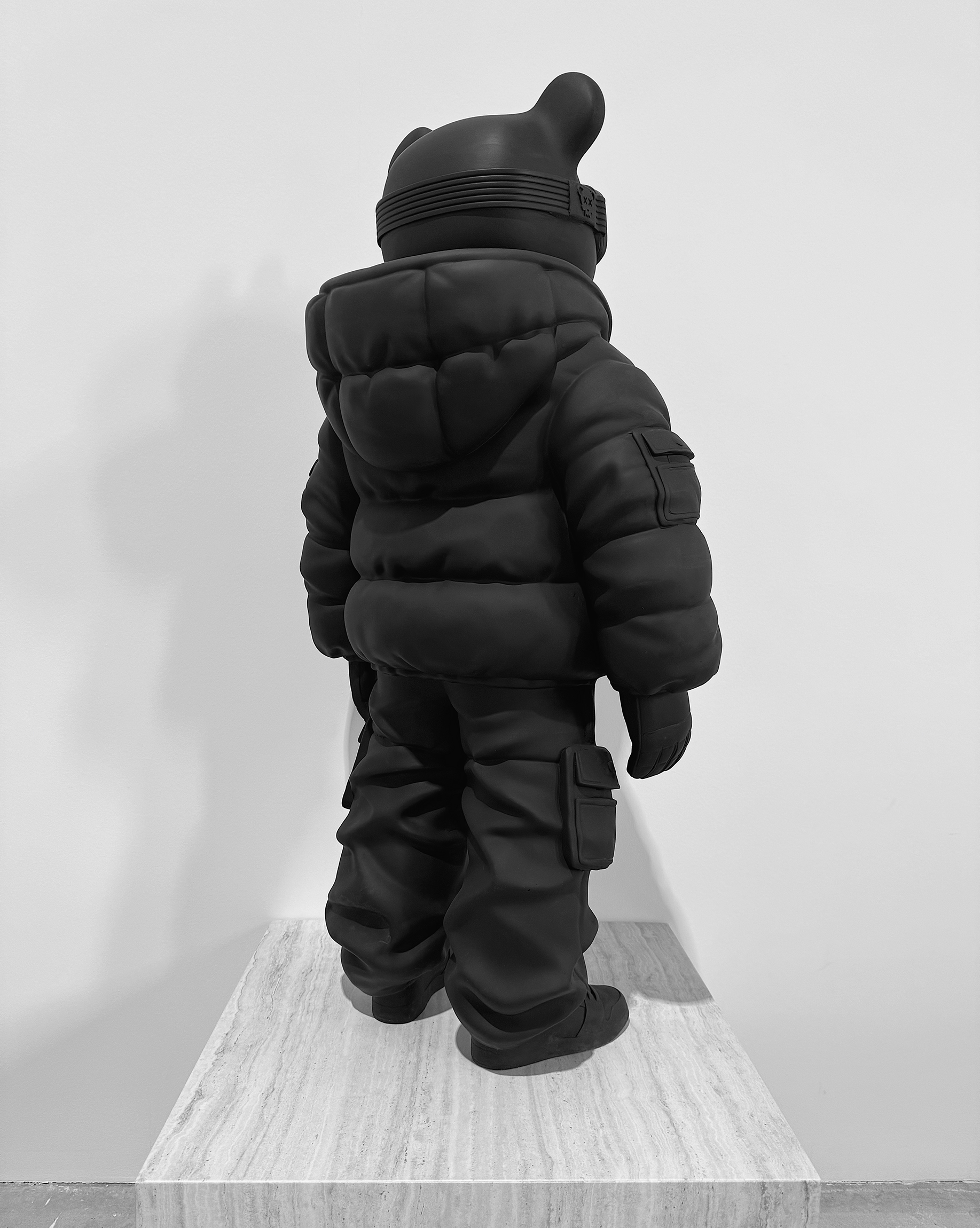 Black Astrobear Sculpture, 100cm