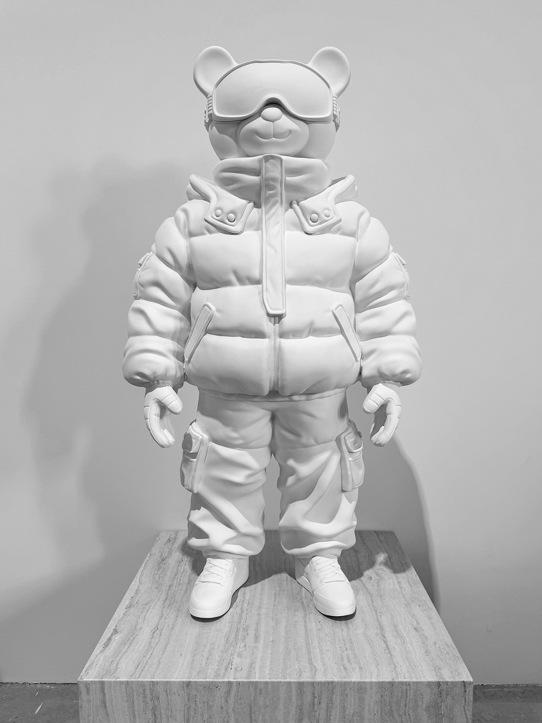 White Astrobear Sculpture, 100cm