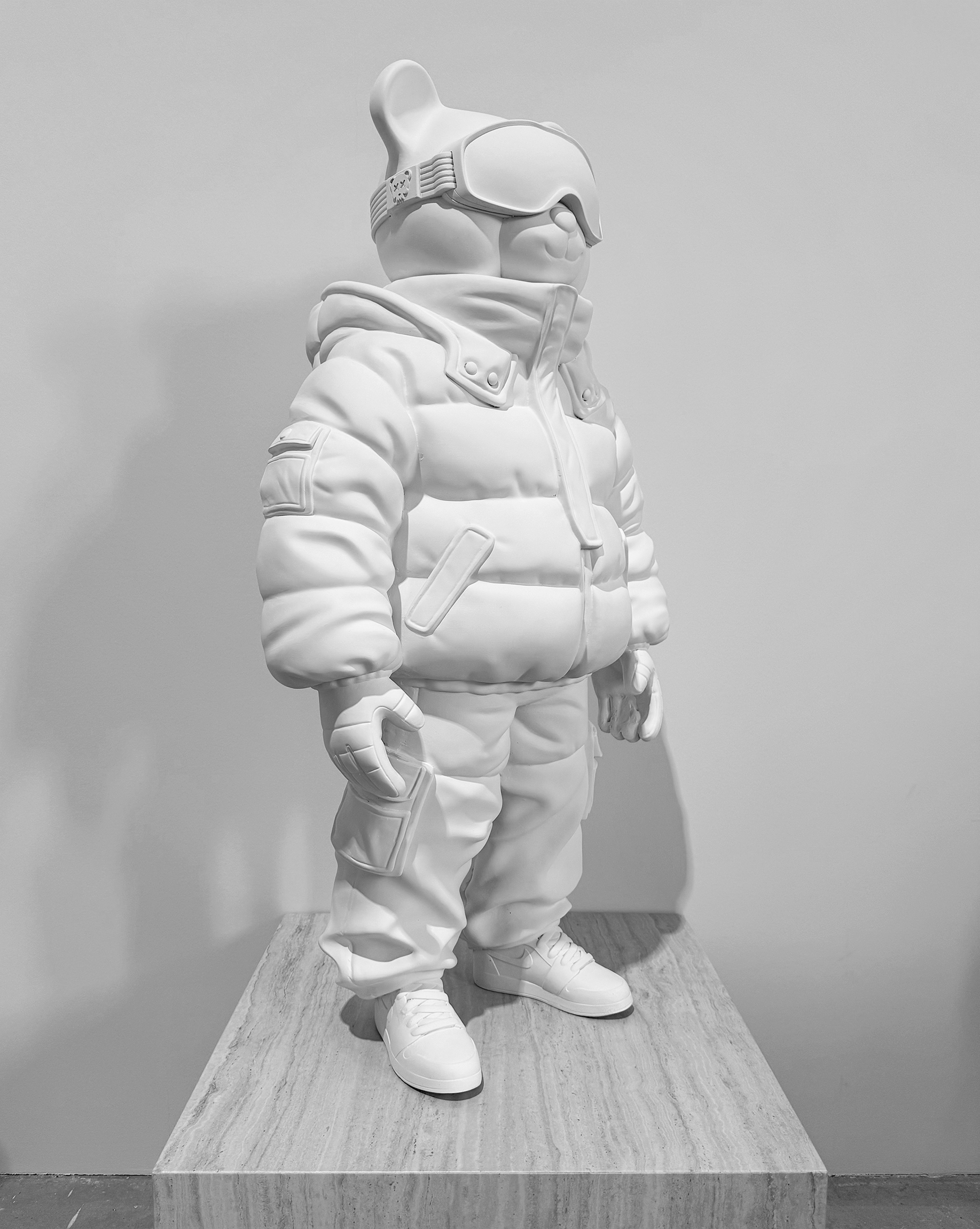 White Astrobear Sculpture, 100cm