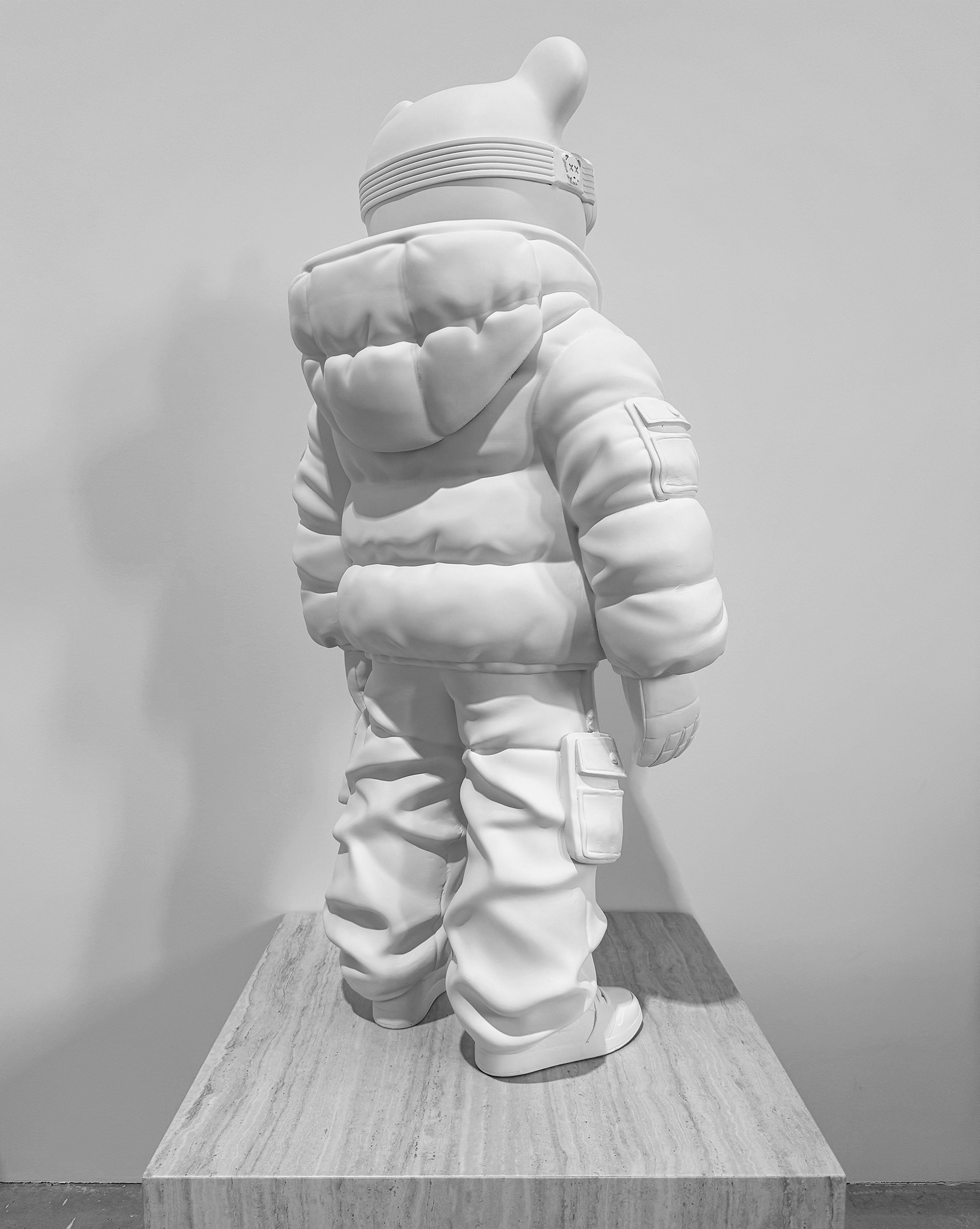 White Astrobear Sculpture, 100cm