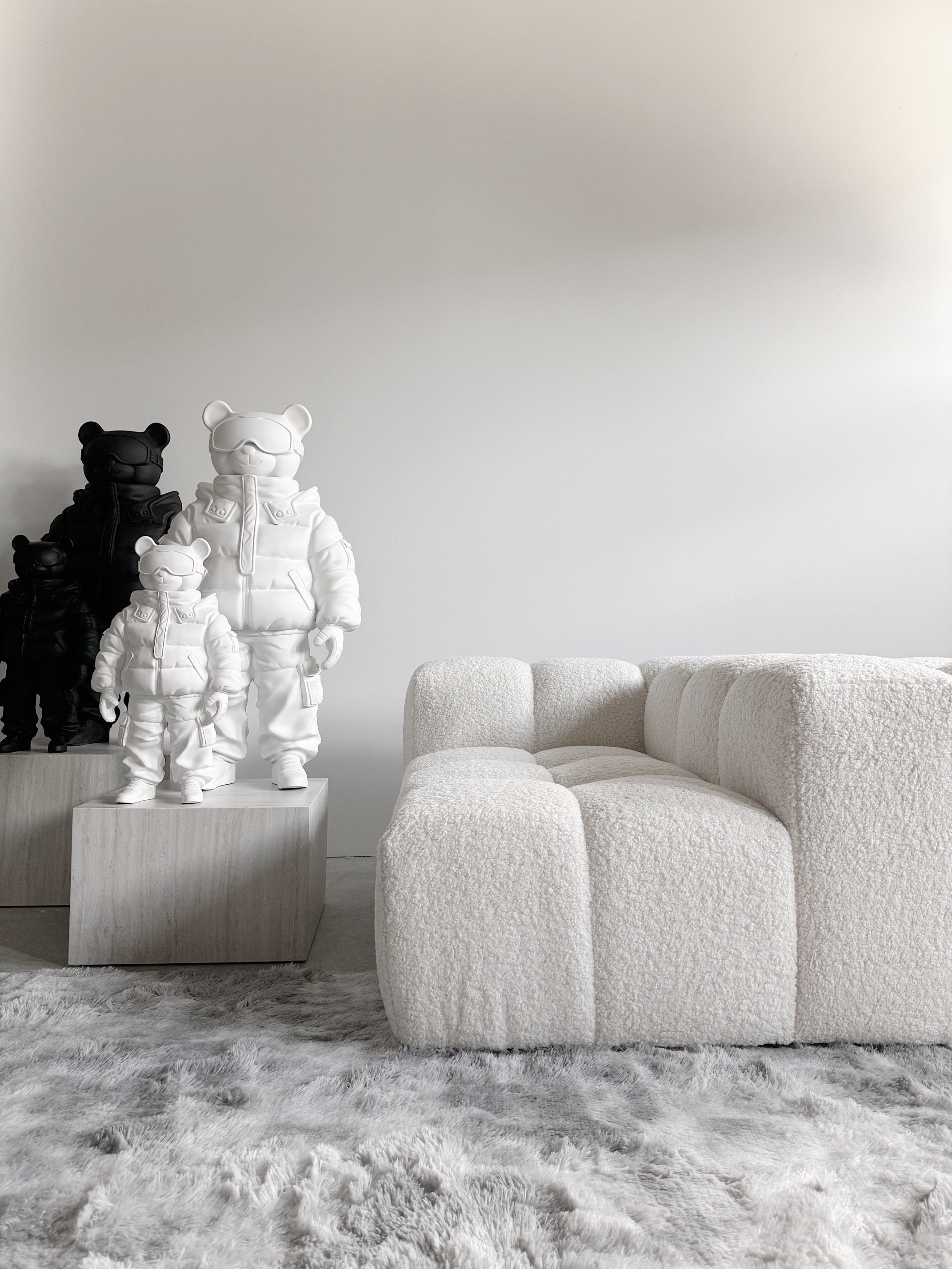 White Astrobear Sculpture, 100cm