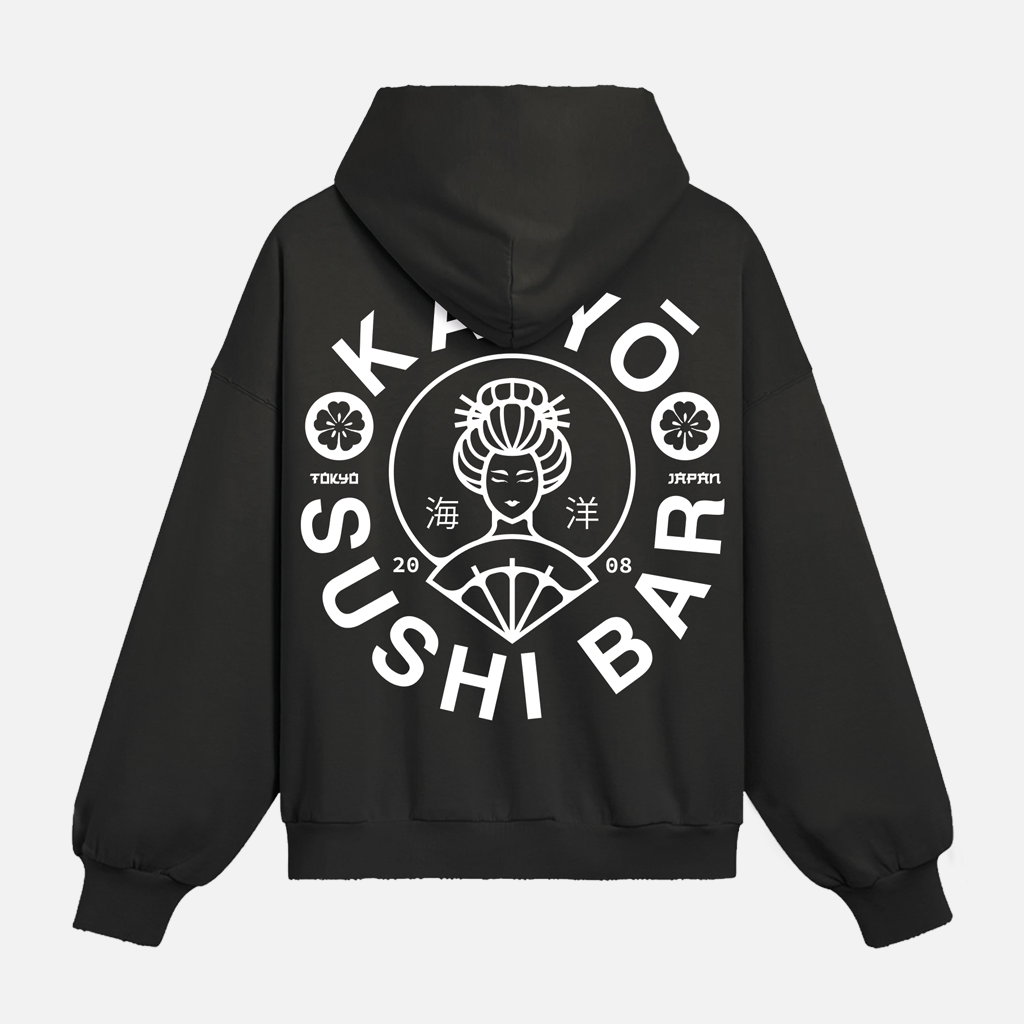 KAIYO Sushi Bar Ripped Hoodie