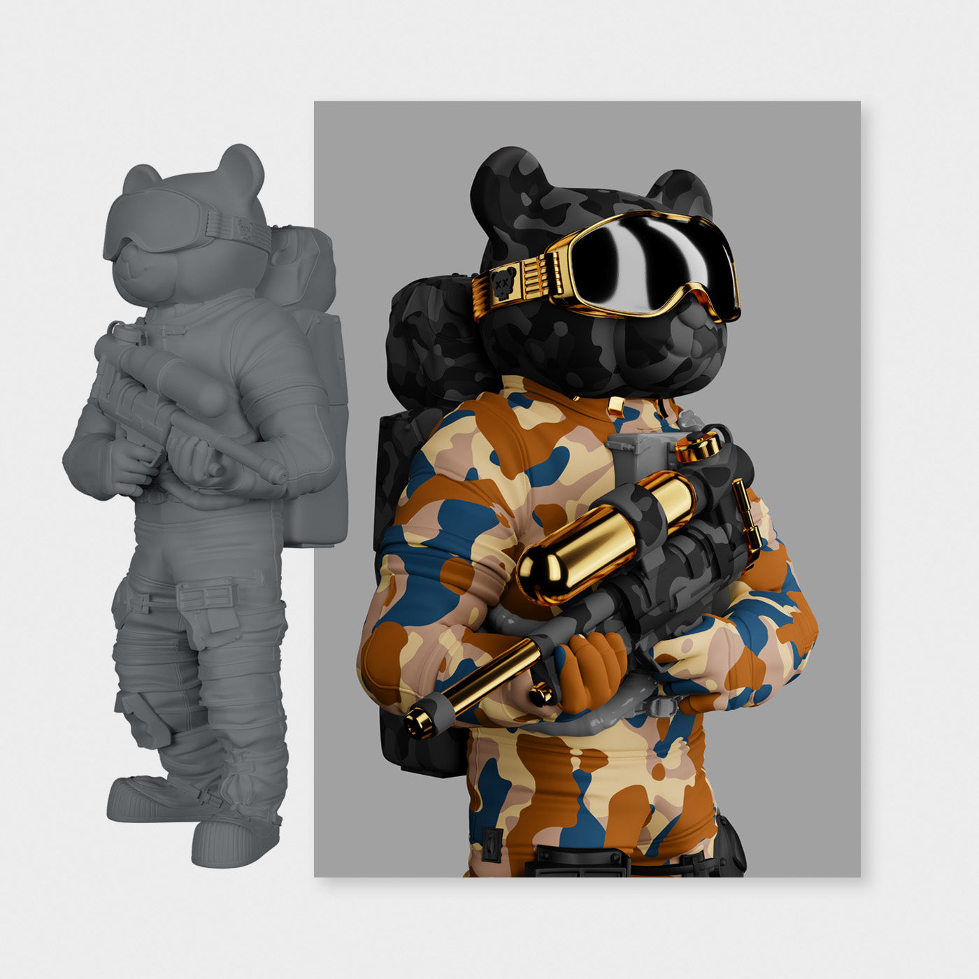 Astrobear V2.1122 Milkyway Camo M C