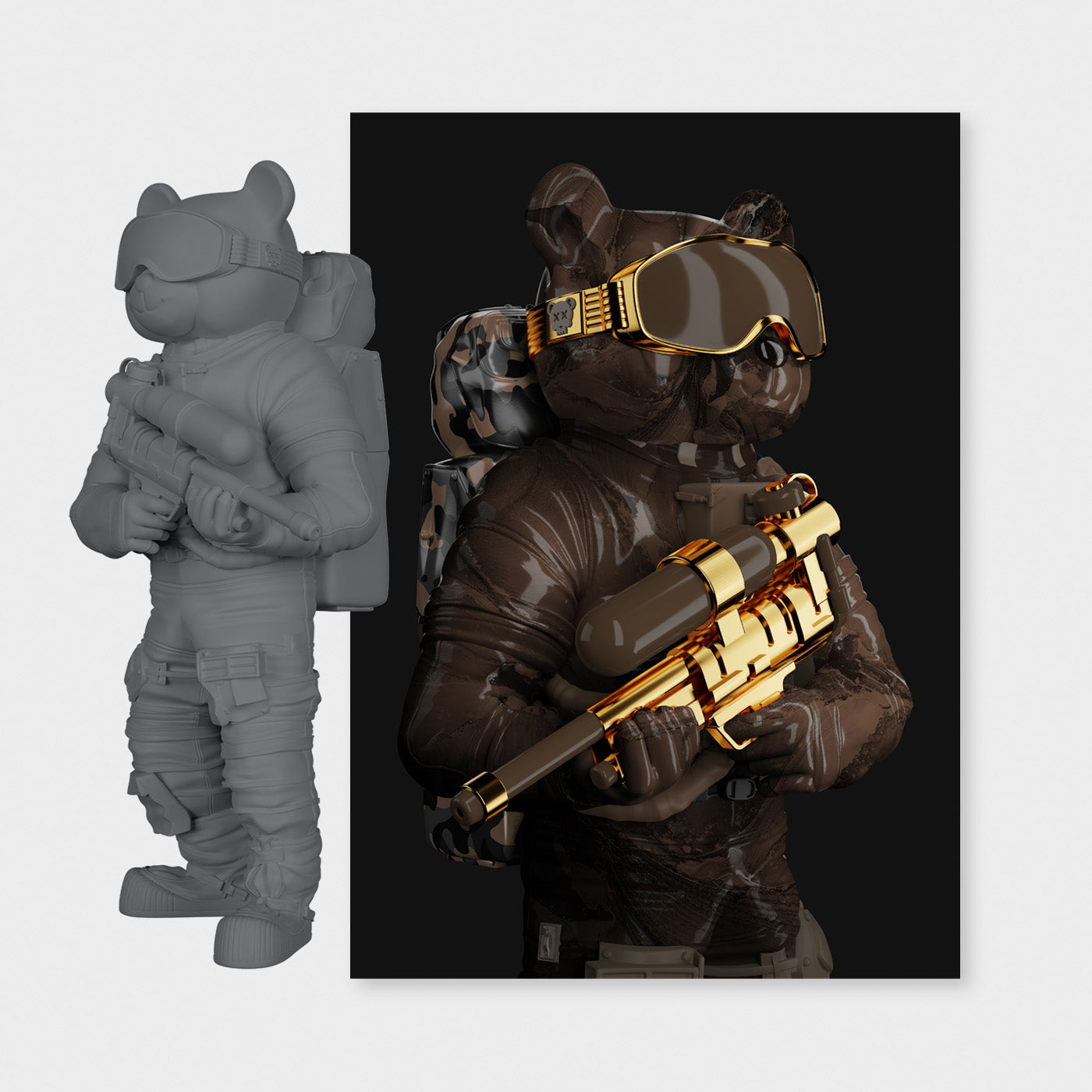 Astrobear V2.1370 Brown Space Bear S C