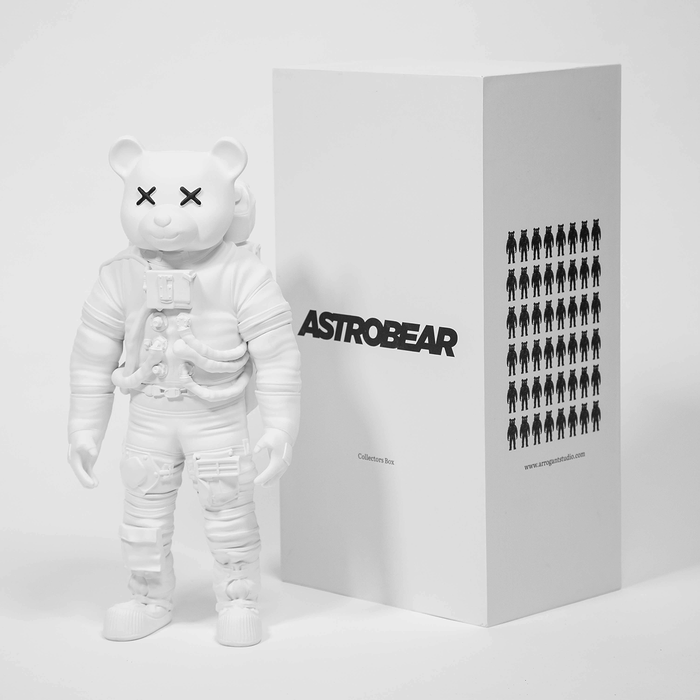 White Astrobear Sculpture, 40cm