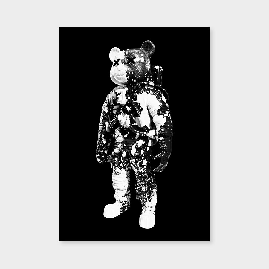 Astrobear Splash Blackwhite Mirrored