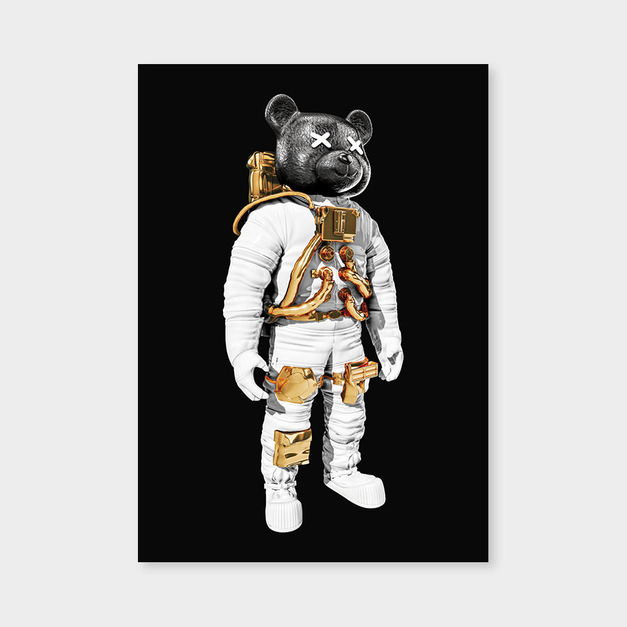 Astrobear Whitegoldblack Black